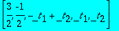 VECTOR([3/2, -1/2, -_t[1]+_t[2], _t[1], _t[2]])