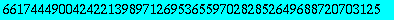 661744490042422139897126953655970282852649688720703...