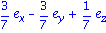 Vector[column]([[3/7], [(-3)/7], [1/7]], [