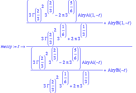 messy := proc (t) options operator, arrow; ((3*GAMM...