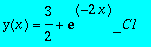y(x) = 3/2+exp(-2*x)*_C1