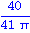 40/41/Pi