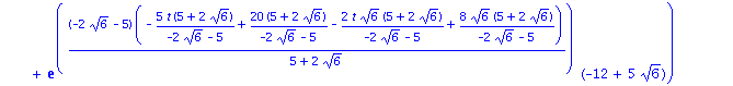 -1/10*cos(t)+1/24*(-24-exp(-(5+2*6^(1/2))*(t-6))*(-12+5*6^(1/2))+exp((-5+2*6^(1/2))*(t-6))*(12+5*6^(1/2)))*Heaviside(t-6)+1/24*(24-exp((-5+2*6^(1/2))*(t-4))*(12+5*6^(1/2))+exp((-2*6^(1/2)-5)*(-5*t*(5+...
