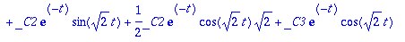 {x(t) = _C1*exp(-2*t)+_C2*exp(-t)*sin(sqrt(2)*t)+_C...