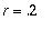 r = .2
