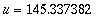 u = 145.337382
